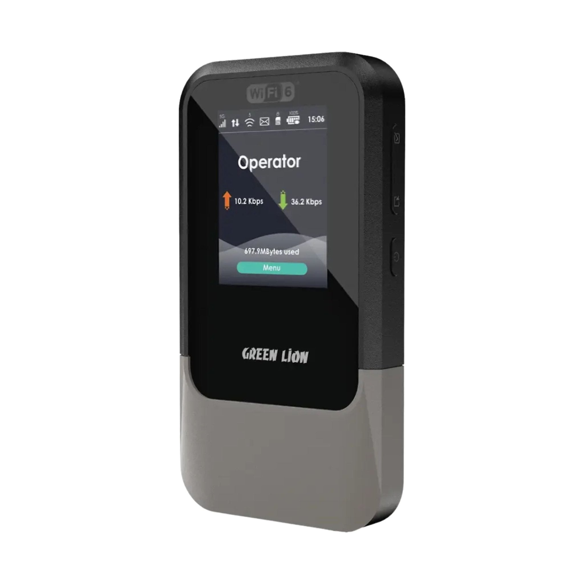 Green Lion Connect 5G Portable MiFi Router - Black - STOORE.AE | ستور الامارات